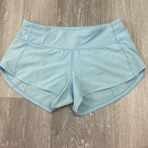 lululemon size 2 blue shorts